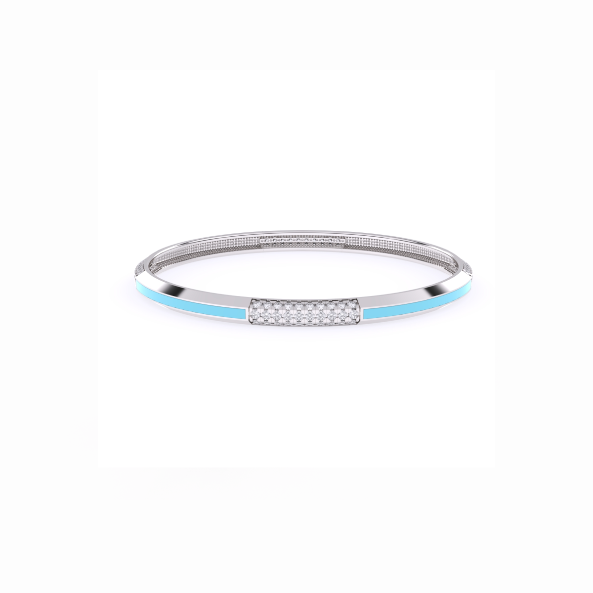 Antique Round Diamond Bangle For Women